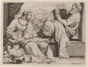 Die Heilige Familie mit Johannes dem Täufer