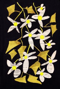 Helle Blumen Collage von Annick