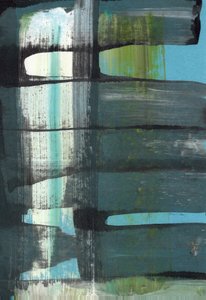 Tiefes Teal Schichten von Annick