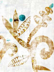 Erdiges botanisches Abstrakt