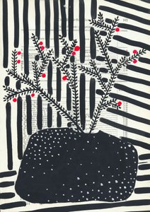 Grafisches Beeren Stillleben von Annick