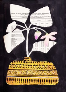 Gemusterte Vase Blüte von Annick