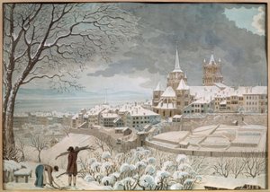 Lausanne im Schnee