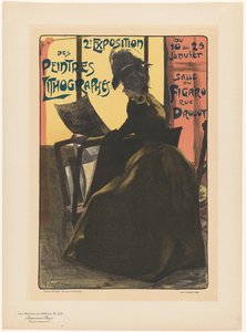 Werbung für die zweite Ausstellung der Peintres Lithographes in der Salle du Figaro (Les Maîtres de l