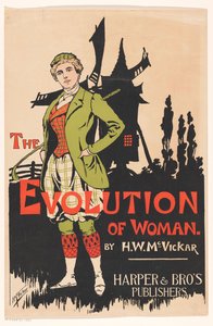 Werbung für The Evolution of Woman von Harry Whitney McVickar von Anonymous