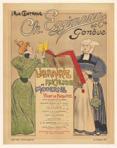 Plakat des Verlags Ch. Eggimann et Cie in Genf von Anonymous