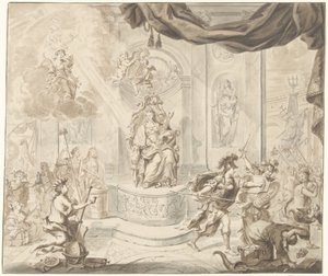 Allegorie auf die Vertreibung der Windhändler von der Amsterdamer Börse, 1763 von Anonymous