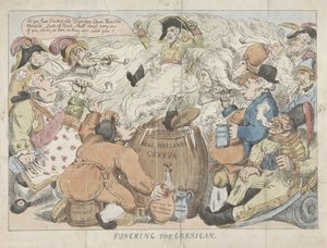 Verspottung des Korsen, 1813 von Anonymous
