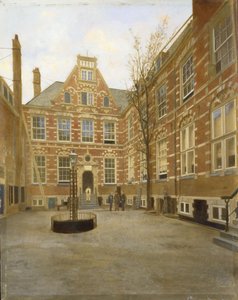 Innenhof des Ostindischen Hauses in Amsterdam