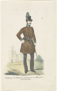 Jäger des Marquis de Chasteler, 1830 von Anonymous