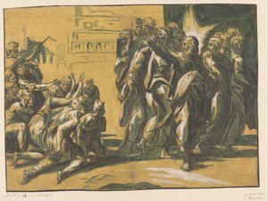 Christus heilt Aussätzige von Anonymous
