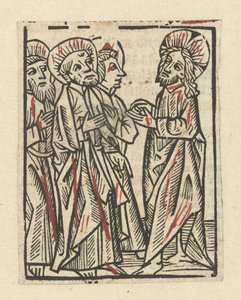 Christus mit drei Jüngern von Anonymous