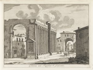 Kolonnade von San Lorenzo in Rom (Magesyn der italienischen Gebäude)