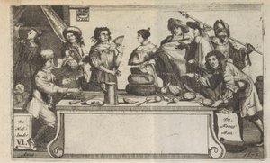 Der Franzose und der Holländer, 1673 von Anonymous