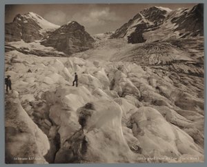 Eigergletscher nordwestlich des Eigers in der Schweiz