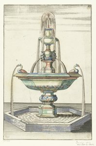 Brunnen bestehend aus drei Becken