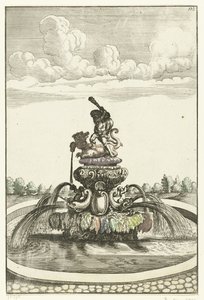 Brunnen mit Herkules und Ladon von Anonymous