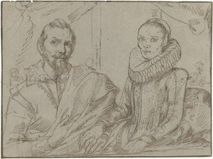 Frans Snijders und seine Frau Margaretha de Vos von Anonymous