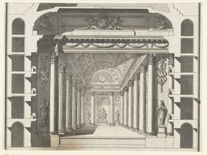 Galerie mit korinthischen Säulen