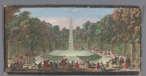 Ansicht des Fontaine de l’Obélisque im Garten von Versailles von Anonymous