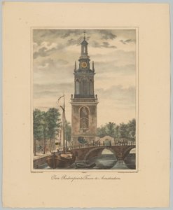 Blick auf den Jan Roodenpoortstoren in Amsterdam