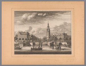 Ansicht des Montelbaansturms in Amsterdam von Anonymous