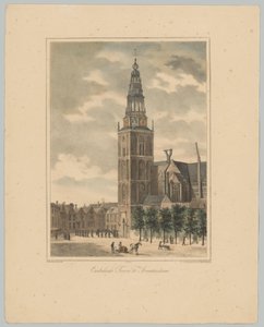 Ansicht des Oudekerksturms in Amsterdam von Anonymous