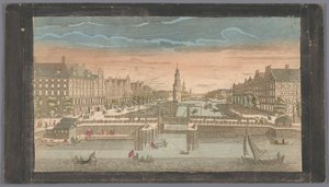 Ansicht der Oudeschans in Amsterdam vom IJ aus gesehen von Anonymous