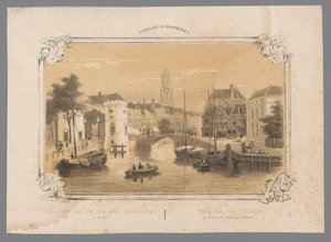 Blick auf die Waard-Barriere in Utrecht
