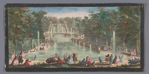 Ansicht der Kaskaden des Gartens des Château de Saint-Cloud von Anonymous
