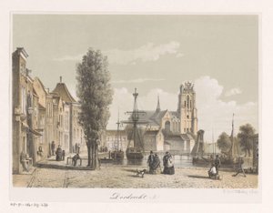 Ansicht des Hafens in Dordrecht
