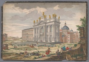 Ansicht der Kirche Sankt Johannes im Lateran in Rom