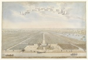 Ansicht der Plantage Cornelis Vriendschap in Suriname