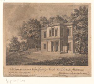 Ansicht eines Gebäudes auf dem Anwesen von Wimpole Estate