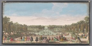 Ansicht des Bassin de Latone im Garten von Versailles von Anonymous