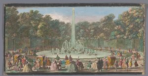 Ansicht des Bassin de l’Encelade im Garten von Versailles von Anonymous