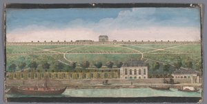 Ansicht des Château de Belle-Vue in Meudon