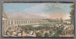 Ansicht des Grand Trianon im Garten von Versailles von Anonymous