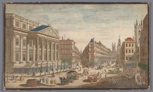 Ansicht des Mansion House in London