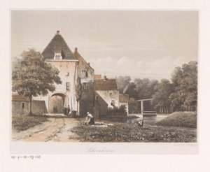 Ansicht auf das Stadttor von Schoonhoven
