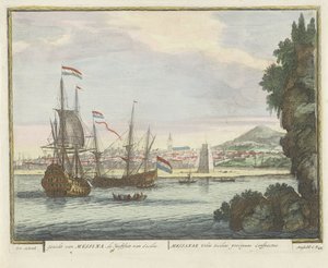 Blick vom Wasser auf die Stadt Messina (Profile von Städten auf der ganzen Welt)