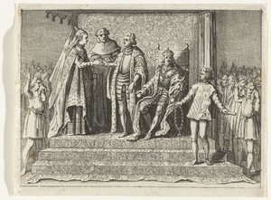 Hochzeit von Jacoba von Bayern und Frank von Borselen, 1434 von Anonymous