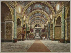 Innenraum der St.-Johannes-Kathedrale in Valletta