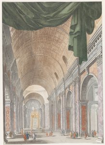 Innenraum der Petersbasilika in Rom