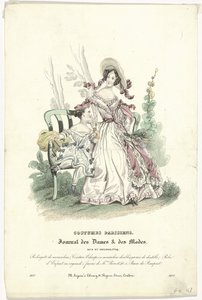 Journal des Dames et des Modes, Costumes Parisiens, 1837, Redingote de mousselin