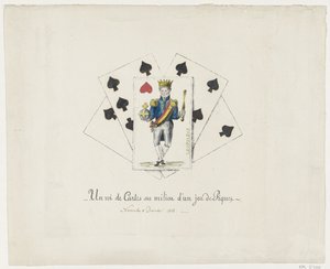 König Leopold I als der Herzkönig, 1831-1832 von Anonymous