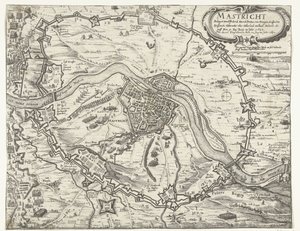 Belagerung von Maastricht durch Friedrich Heinrich, 1632 von Anonymous