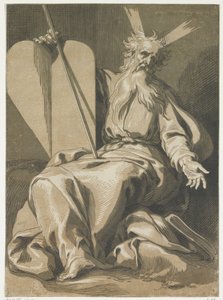 Moses mit den Gesetzestafeln
