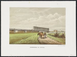 Alte IJsselbrücke bei Zutphen, 1865