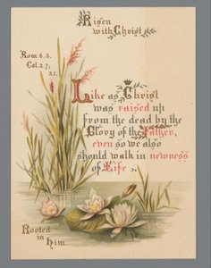 Osterkarte für 1883 von Anonymous
